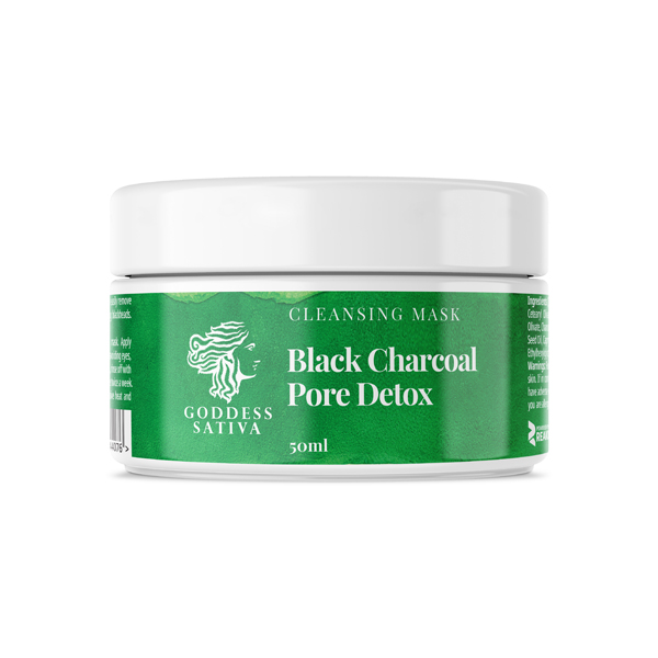 Black Charcoal Facial Cleansing Mask with Hemp Oil - Subscription